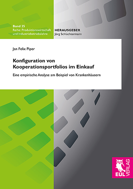 Jan Felix Piper Konfiguration von Kooperationsportfolios im Einkauf